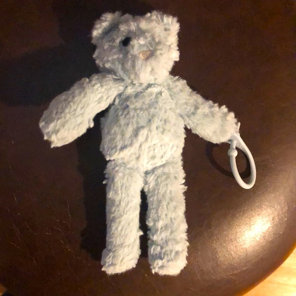 Ryan and rose pacifier holder bear lovey , blue - Picture 2 of 10